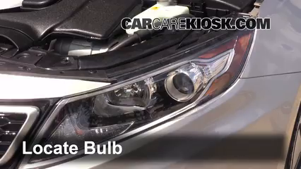 2012 Kia Optima Hybrid 2.4L 4 Cyl. Lights Highbeam (replace bulb)